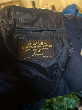 Navy Men's Suit 40